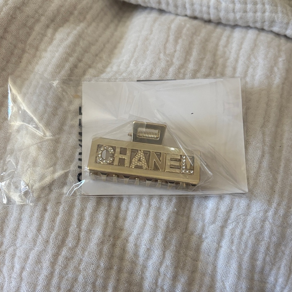 CHANEL Gold Hair Clip for Men